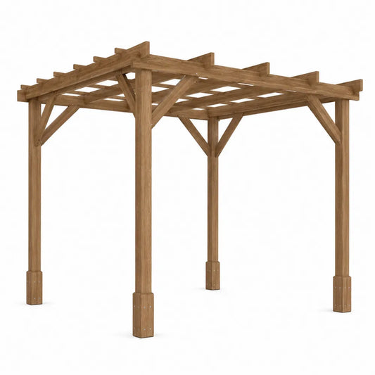 Drewniana Pergola Ogrodowa 300x300x280 cm