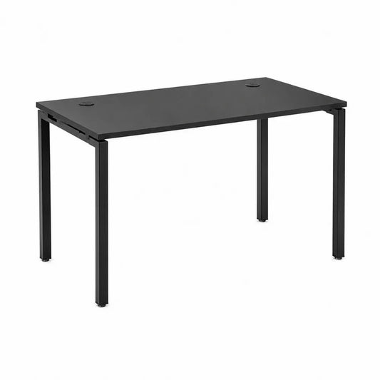 Biurko metalowe czarne 140x70x75 cm